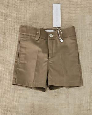 Pantalón corto chino sarga R400098 Camel