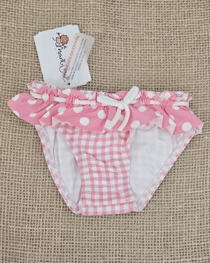 Culetin baño Maricruz vichy fucsia R380274