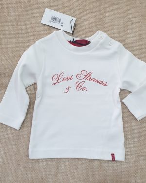 Camiseta para bebé marca Levi´s manga larga