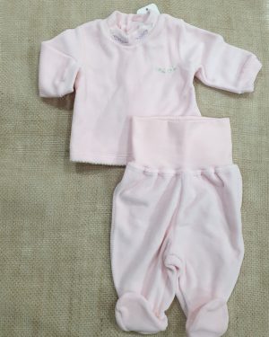 Pijama bebé rosa