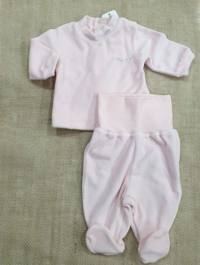 Pijama bebé rosa