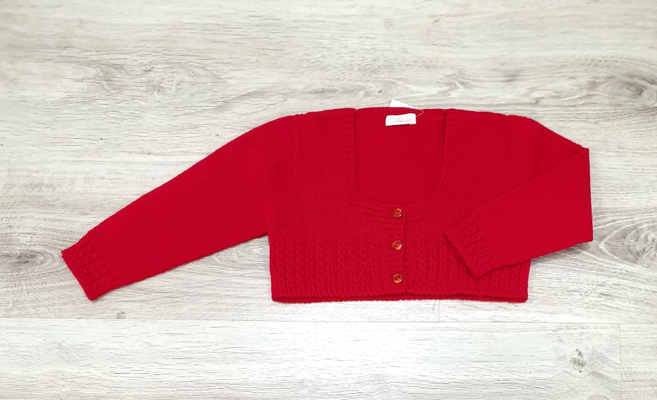 Rebeca tricot roja ecofriends