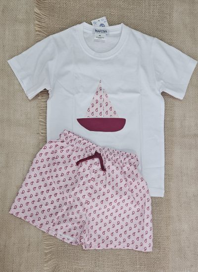 Conjunto niño bañador + camiseta algodón R390242 R390241