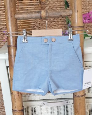 Pantalón corto para niño lino/algodón ceremonia