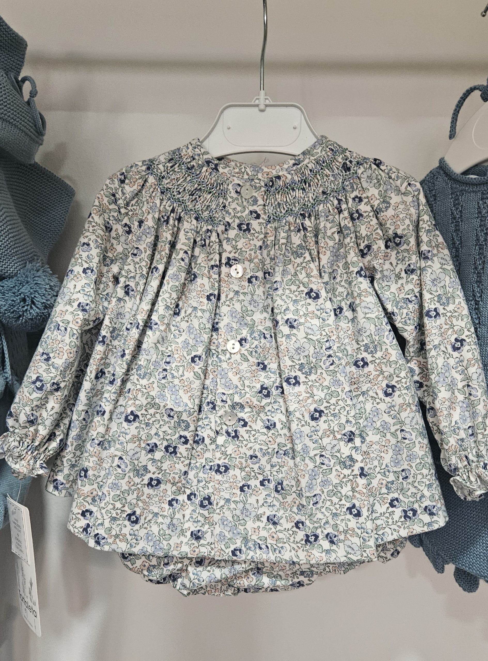 Jesusito niña punto smock R301046 Liberty - Imagen 3