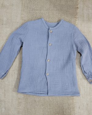 Camisa niño Azul empolvado R230288