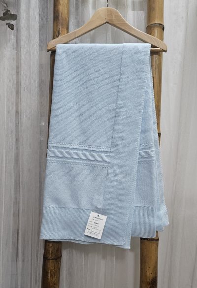 Toquilla, mantita para bebé azul claro, celeste