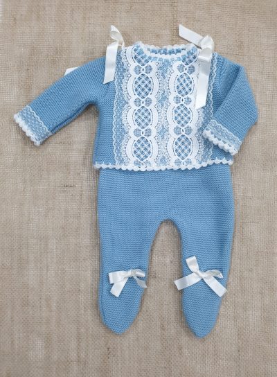 Conjunto punto bebé con capota R091210A - Imagen 2