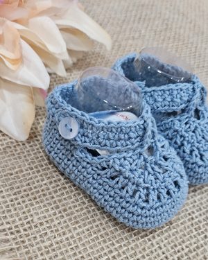 Patucos 100% algodón crochet tipo pepito. Sardon
