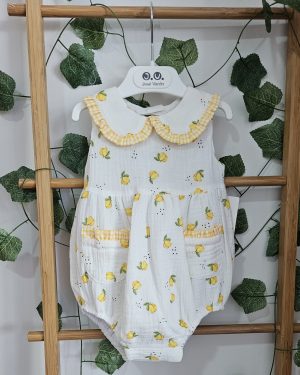 A Pelele bebé estampado limones R200886