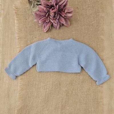 A Bolero rebeca punto bobo R120868 Nube - Imagen 2
