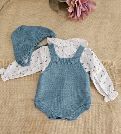 A Conjunto punto bebé 4 piezas bodoques R091355 Petróleo - Imagen 3