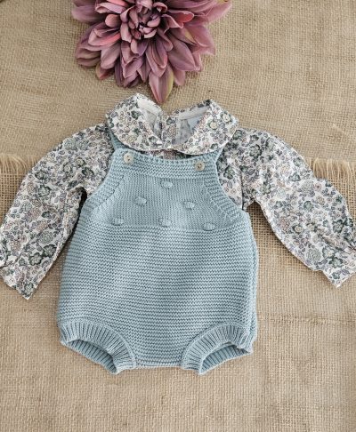 A Conjunto punto bebé 3 piezas R091356 Verde - Imagen 2