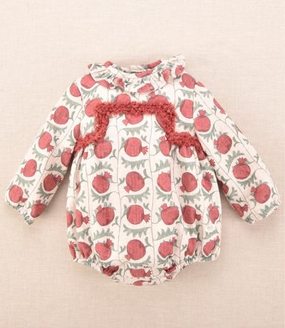 Pelele para bebé estampado granadas. José Varón. Invierno 2025