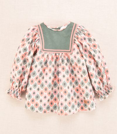 Vestido para niña estampado étnico José Varon Invierno 2025