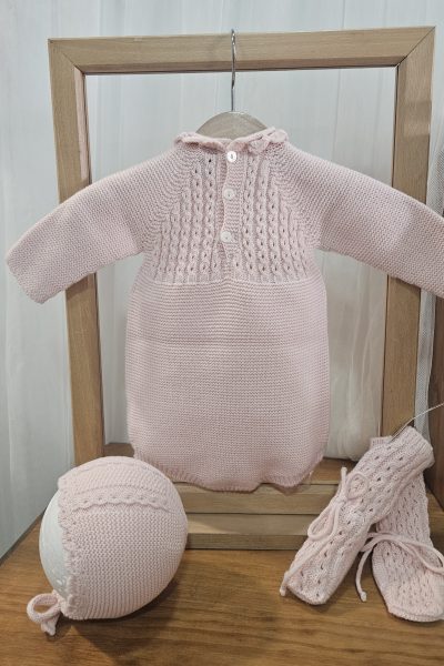 A Pelele más capota punto ochos R200919 Rosa - Imagen 3