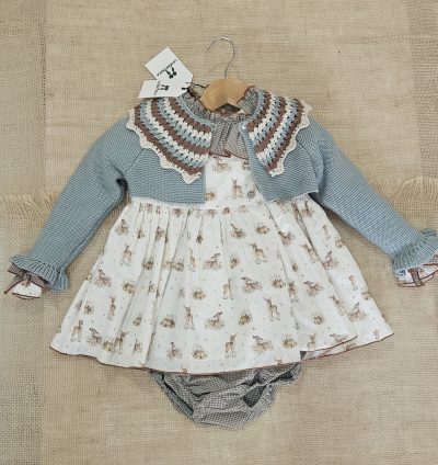 Jesusito dos piezas colección Bichitos, La Martinica más chaqueta a juego.