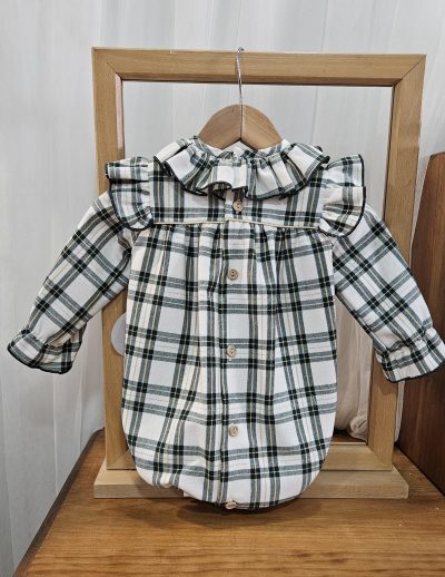 A Pelele unisex Mon Petit Bonbón Cuadros R200905 - Imagen 3