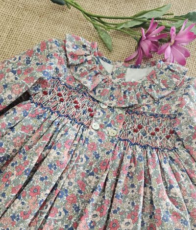 A Jesusito niña punto smock R301114 liberty - Imagen 2