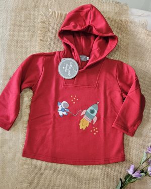 Sudadera con capucha mon petit colección galaxia.