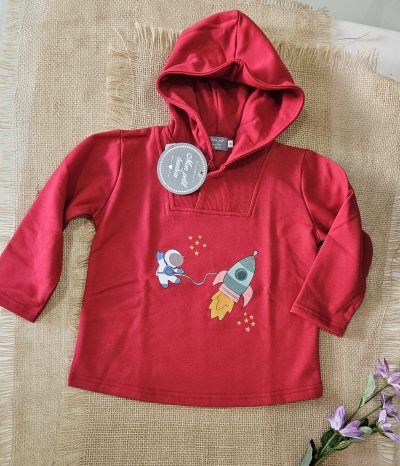 Sudadera con capucha mon petit colección galaxia.