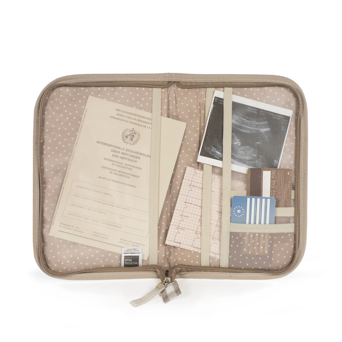 Portadocumentos Walking Mum Caetana P361070 Camel - Imagen 2