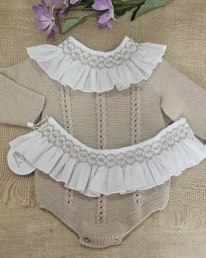 Cuellos para bebé punto smock- Artinsa