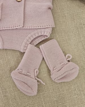 A Patuco botita punto bobo R020035 Rosa