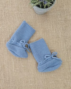 A Patuco botita punto bobo R020035 Azulón