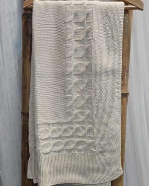 Toquilla mantita para bebé punto invierno.