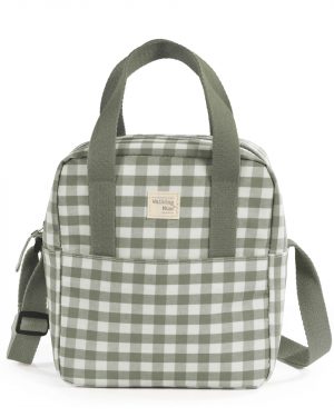 Bolsa térmica vichy verde Walking Mum Caetana