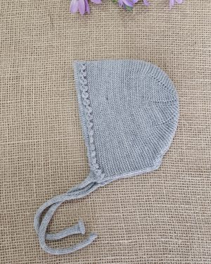 Capota punto para bebé color gris medio Artinsa