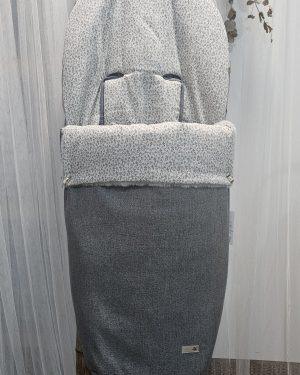 Saco para silla universal Paz Rodriguez color gris.