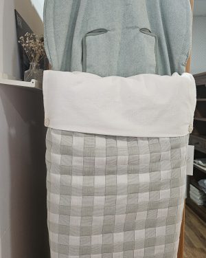 Saco para silla universal Paz Rodriguez cuadros verde