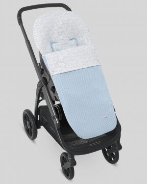 Saco silla para bebé PAZ Rodriguez azul tiza
