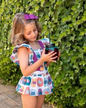 Ranita peto para niña José Varón colección manchas verano 2026