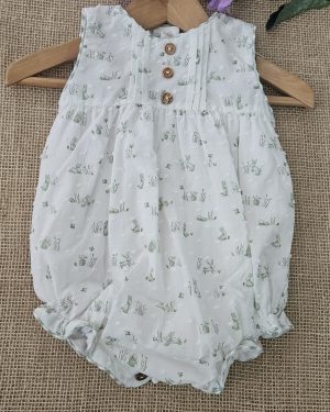 A Pelele bebé estampada conejitos R200939