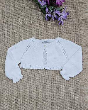 A Chaqueta punto bolero R120883 Cruda