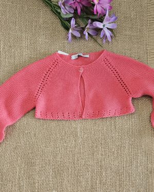 A Chaqueta punto bolero R120883 Coral