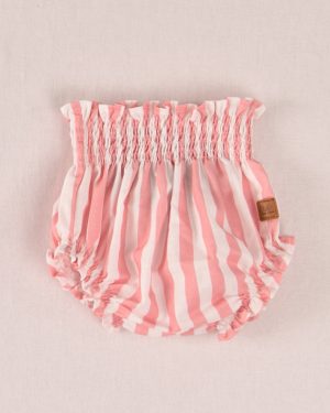 A Cubrepañal niña rayas rosa JV P070233