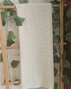 Toquilla chal punto verano calados P280235 Natural