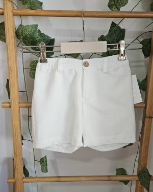 A Pantalón corto niño blanco roto R400251