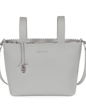 Bolsa polipiel pasito a pasito Icon Crossbody gris