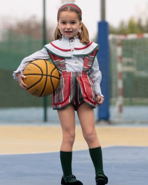 Conjunto para niña José Varón, cuadros invierno 2026