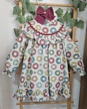 A Vestido niña circulos José Varón R190984