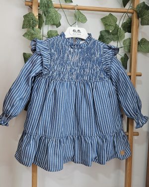 A Vestido denim rayas José Varón R190992