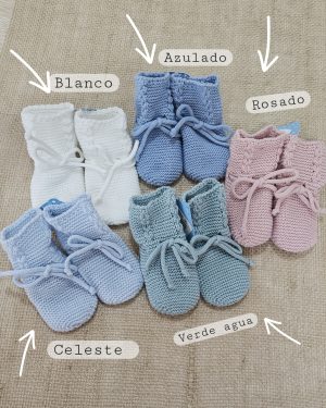 A Patucos Botita bebés punto R020044