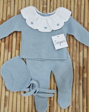A Conjunto 3 piezas punto polainas Sigar R091410 Agua