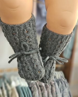 A Patuco botita punto ochos R020045 Gris
