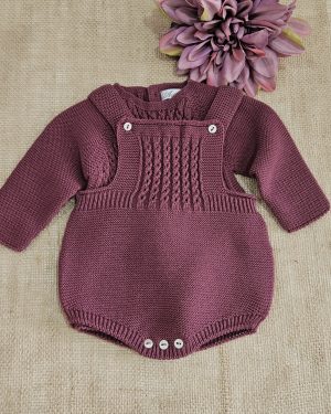 A Conjunto Peto + jersey punto R091415 Cereza